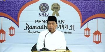 Rektor UMSU Buka Pengajian Rutin Ramadan 1444 H
