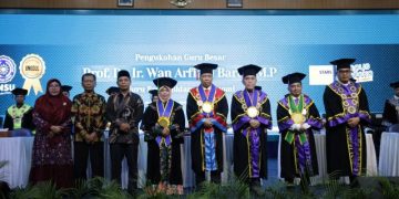 UMSU Kukuhkan Prof Wan Arfiani Barus Jadi Guru Besar Bidang Agronomi