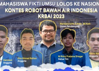 Tim KRI FIKTI UMSU Lolos ke Kontes Robot Tingkat Nasional