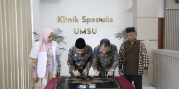 Ketum PP Muhammadiyah Resmikan Klinik Spesialis Fakultas Kedokteran UMSU