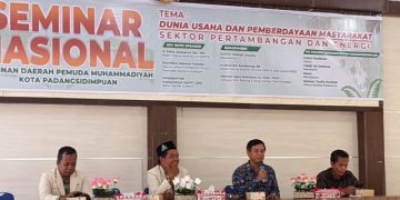 PDPM Padangsidimpuan Gelar Seminar Nasional Dunia Usaha dan Pemberdayaan Masyarakat pada Sektor Pertambangan dan Energi