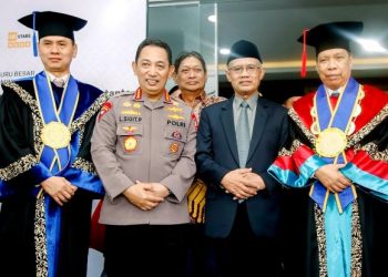 Dihadiri Ketum PP Muhammadiyah dan Kapolri, Irjen Pol Prof Dr Dadang Hartanto Dikukuhkan Jadi Guru Besar UMSU