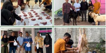 Rayakan Iduladha, PK IMM FIP UMJ Potong Hewan Kurban Bersama Masyarakat di Sekitar Kampus 