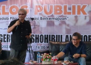 Rocky Gerung dan Shohibul Anshor Siregar Beri Pencerahan di UM Tapsel