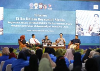 UMSU dan Ditreskrimsus Polda Sumut Gelar Talkshow “Etika dalam Bersosial Media”