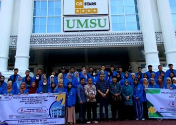 FAI UMSU Lepas 100 Mahasiswa Ikuti KKN Internasional di Sejumlah Negara ASEAN dan Arab Saudi