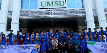 FAI UMSU Lepas 100 Mahasiswa Ikuti KKN Internasional di Sejumlah Negara ASEAN dan Arab Saudi