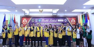 Pascasarjana UMSU Bersama Lions Club Medan Golden Cendekia dan Smilingkids Foundation Laksanakan Bakti Sosial