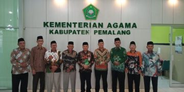 Jalin Komunikasi dan Sinergi, PDM Pemalang Sambangi Kantor Kemenag