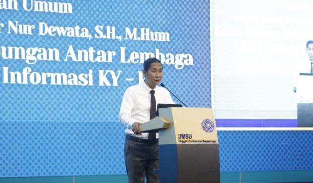 Kuliah Umum Fakultas Hukum UMSU Hadirkan Narasumber Komisioner KY
