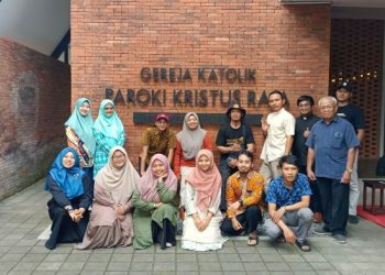 Silaturahmi Lintas Agama, Eco Bhinneka Banyuwangi Berkunjung ke Gereja Katolik