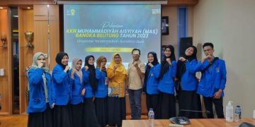 FKIP UMSU Lepas 9 Mahasiwa Prodi Pendidikan Bahasa Inggris Ikuti KKN Muhammadiyah Aisyiyah di Bangka Belitung