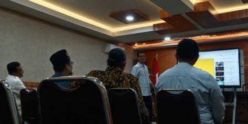 Gunakan “Smart Board Mini Court Room”, Fakultas Hukum UMSU Nonton Bareng Siaran Langsung Sidang MKRI