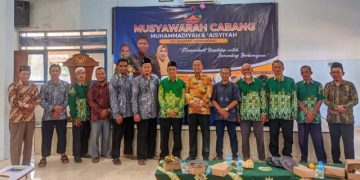 Muhammadiyah dan ‘Aisyiyah Semanding Sukses Laksanakan Muscab Bersama