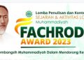 MPI PP Muhammadiyah Gelar Lomba Fachrodin Award