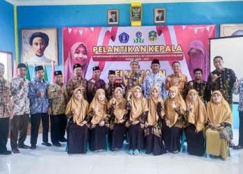 Dua Kepala Madrasah Muhammadiyah di Karangagung Dilantik Bersamaan