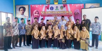 Dua Kepala Madrasah Muhammadiyah di Karangagung Dilantik Bersamaan