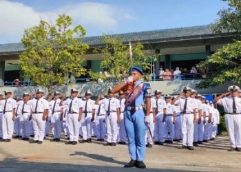 Sebulan Jalani Masa ‘Madatukar’, Pelajar SMK Pelayaran Muhammadiyah Tuban Dilantik Jadi Taruna-Taruni