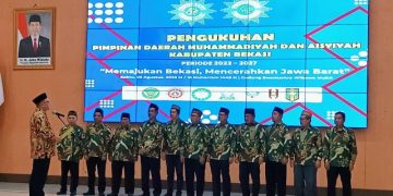 Resmi Dikukuhkan, PDM Bekasi Fokus pada 4 Pilar Dakwah
