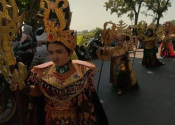 KB dan TK ABA Leranwetan Turut Meriahkan Harnaval HUT RI ke-78