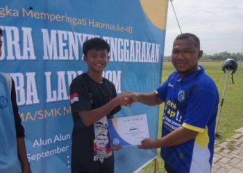 Sambut Haornas Ke-40, LPO PDM Labura Gelar Gebyar Lomba Lari 1000 Meter Tingkat SMP dan SMA