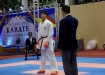 Didera Cedera, Atlet Karate FEB UMSU Tetap Tunjukkan Semangat Juang Luar Biasa