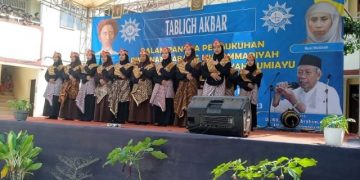 Tari Saman Meriahkan Tabligh Akbar dan Pengukuhan PCM-PCA Bumiayu 