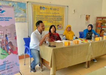 Dosen dan Mahasiswa FISIP UMSU Lanjutkan Gerakan “Meminjamkan Mata” Berbasis Digital di Yayasan Pendidikan Tunanetra Sumatera