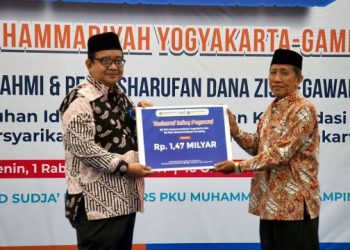 Muhammadiyah Se-DIY Terima Rp1.47 Milyar Dana ZIS PKU Jogja & Gamping untuk Berdayakan Umat