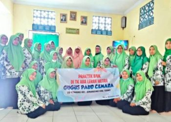 TK Aisyiyah Bustanul Athfal Leranwetan Terima Kunjungan Edukatif Gugus PAUD Cemara