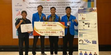 Tim Mahasiwa Teknik UMSU Raih Juara Best Manufacturability di Bandung