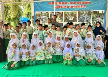 SDIT Muhammadiyah Manggeng Adakan Educational Visit ke Perpustakaan Daerah Aceh Barat Daya