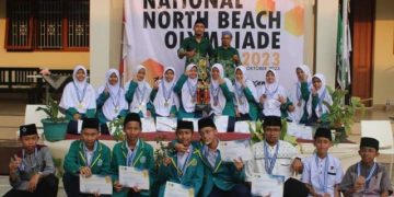 SMP MBS Bumiayu Raih Juara Umum Event Lomba National North Beach Olympiade 2023