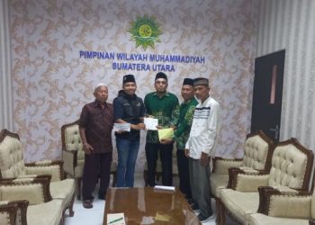 Muhammadiyah Lubuk Pakam Serahkan Rp130 Juta Bantuan untuk Palestina ke Lazismu Sumut