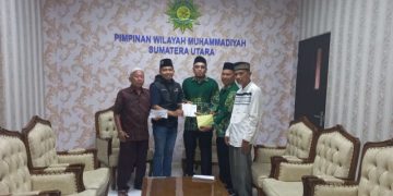 Muhammadiyah Lubuk Pakam Serahkan Rp130 Juta Bantuan untuk Palestina ke Lazismu Sumut