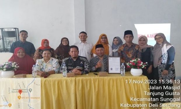 SMK Swasta PAB 2 Helvetia Terima Rekomendasi Izin Penyelenggaraan Job Fair dari Disnaker Deli Serdang
