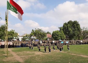 Ribuan Pelajar Solo Ikuti Apel Akbar Milad Muhammadiyah 111