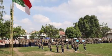 Ribuan Pelajar Solo Ikuti Apel Akbar Milad Muhammadiyah 111