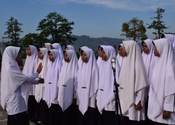 Milad Muhammadiyah ke-111, Paduan Suara Santri Putri Pondok Pesantren Ahmad Dahlan Tegal Tampil Memukau