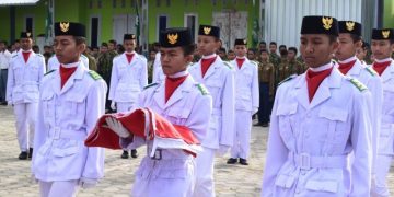 Tim Paskibra PPAD Tegal Tampil Kompak pada Upacara Peringatan Milad Muhammadiyah ke-111