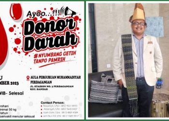 Semarakan Milad Muhammadiyah ke-111 dan Musywil PWPM ke-14, Pemuda Muhammadiyah Simalungun Gelar Donor Darah dan Baitul Arqam