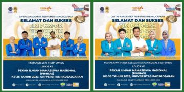 6 Mahasiswa Kessos FISIP UMSU Lolos ke PIMNAS 2023 di Unpad Bandung
