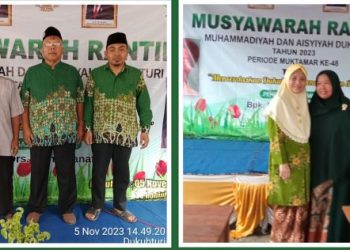 Pasangan Suami-Isteri Pimpin Muhammadiyah dan Aisyiyah Ranting Dukuhturi
