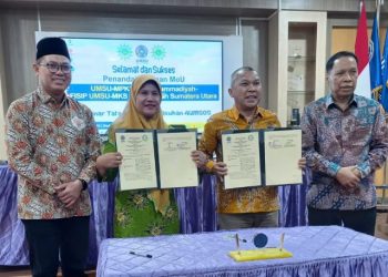 FISIP UMSU, MPKS PP Muhammadiyah, Rektor UMSU, dan MKS PW Aisyiyah Sumut Tanda Tangan MoU Tata Kelola Panti Asuhan
