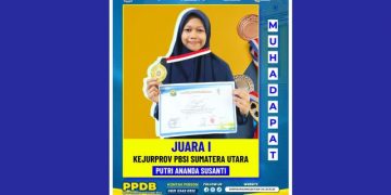 Siswi SMP Muhammadiyah 24 Aekkanopan Raih Prestasi di Kejuaraan Badminton Tingkat Sumut