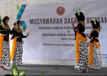 Pembukaan Musyda Bersama Pemuda Muhammadiyah dan NA Kota Tegal Berlangsung Meriah
