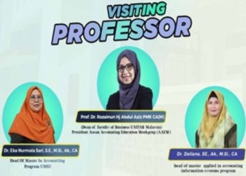 Prodi MAKSI UMSU Bersama Prodi MTSIA Politeknik Negeri Medan Laksanakan Visiting Profesor dari Presiden AAEW