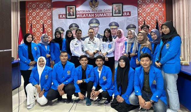 Optimalkan MBKM, Dosen Fakultas Hukum UMSU Selenggarakan Perkuliahan di Kanwil Kemenkumham Sumut