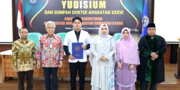 FK UMSU Yudisium 10 Dokter Angkatan 36