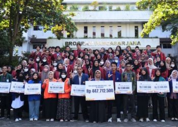 Lazismu UMY Serahkan Beasiswa Sang Surya kepada 154 Mahasiswa
